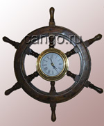 Часы настенные морские ( Руль яхты )